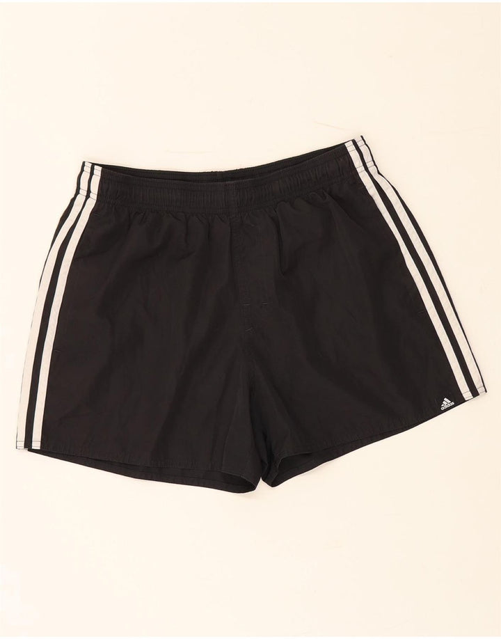 Adidas Short de sport pour femme UK 12 Medium Noir Polyester