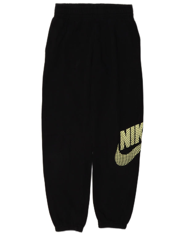 Nike Pantalon de survêtement graphique pour fille 10-11 ans Noir moyen