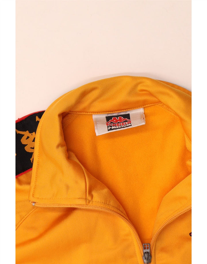 Kappa Veste de survêtement pour garçon 9-10 ans Jaune moyen Colourblock