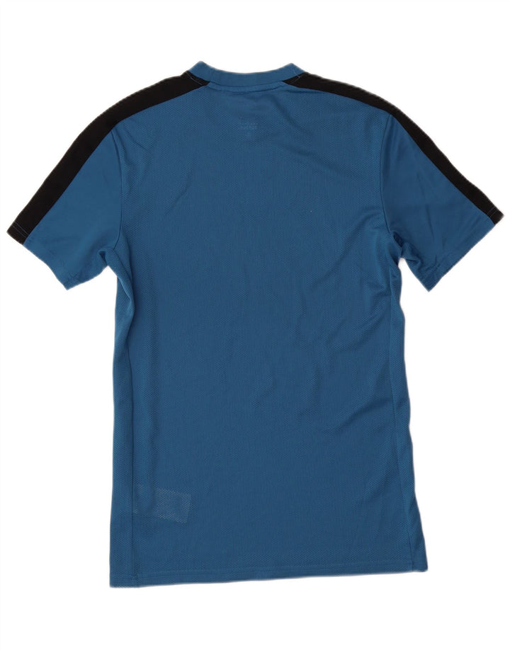 NIKE T-shirt Dri Fit Graphic pour hommes, petit, bleu, color block, en polyester