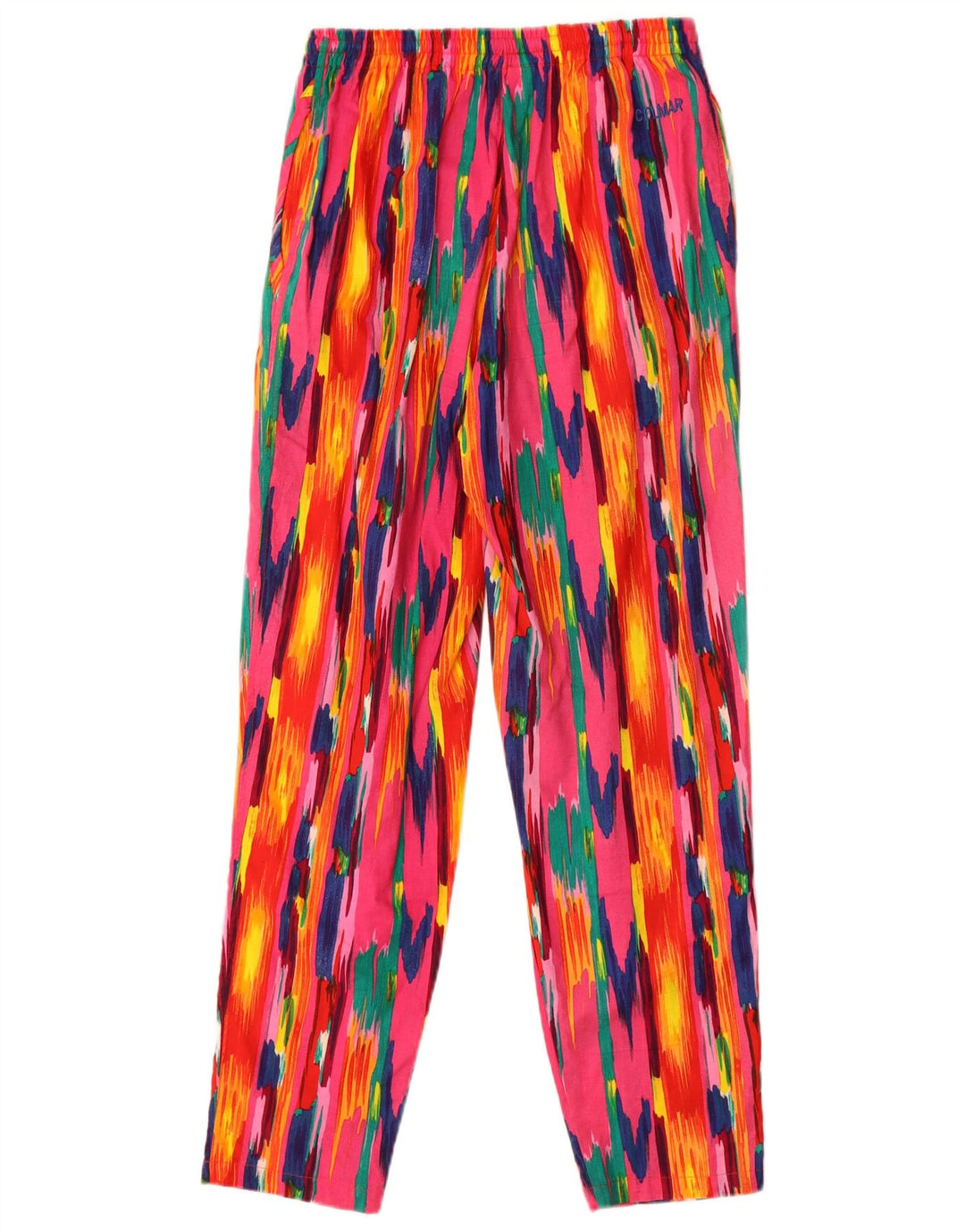 Colmar Pantalon Fuselé Femme Moyen W30 L29 Coton Ikat Multicolore