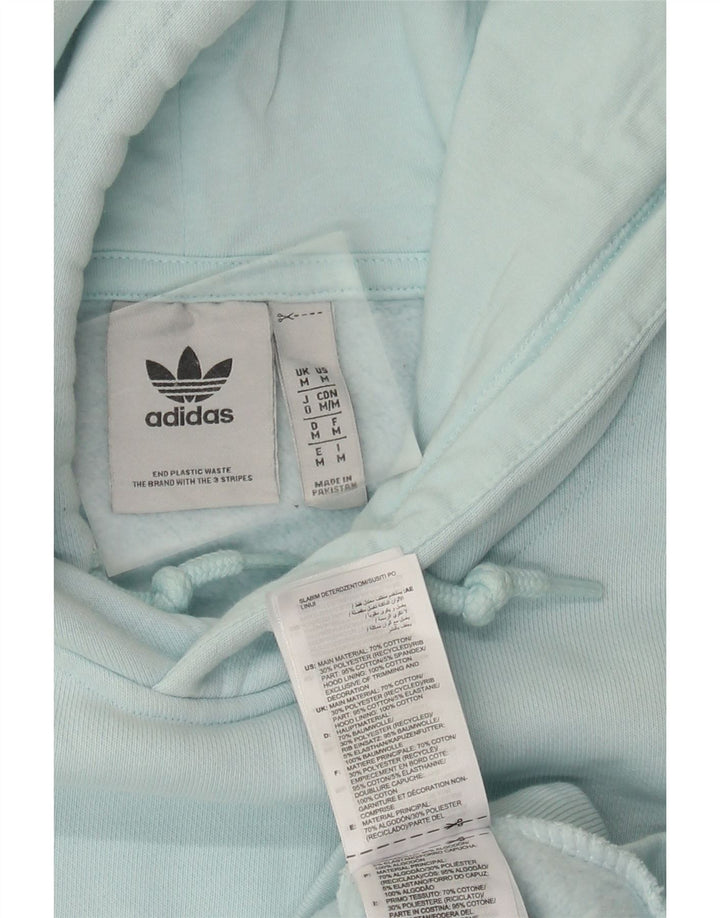 Adidas Pull à capuche pour homme en coton bleu moyen