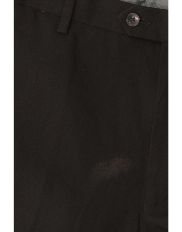 Marks & Spencer Pantalon de costume classique pour homme W40 L31 Noir Polyester