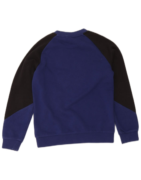 Adidas Sweat-shirt graphique pour garçon 9-10 ans Bleu marine Colourblock