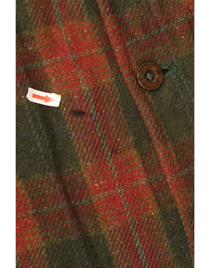 James Dillon Manteau pour homme UK 38 Medium Green Check