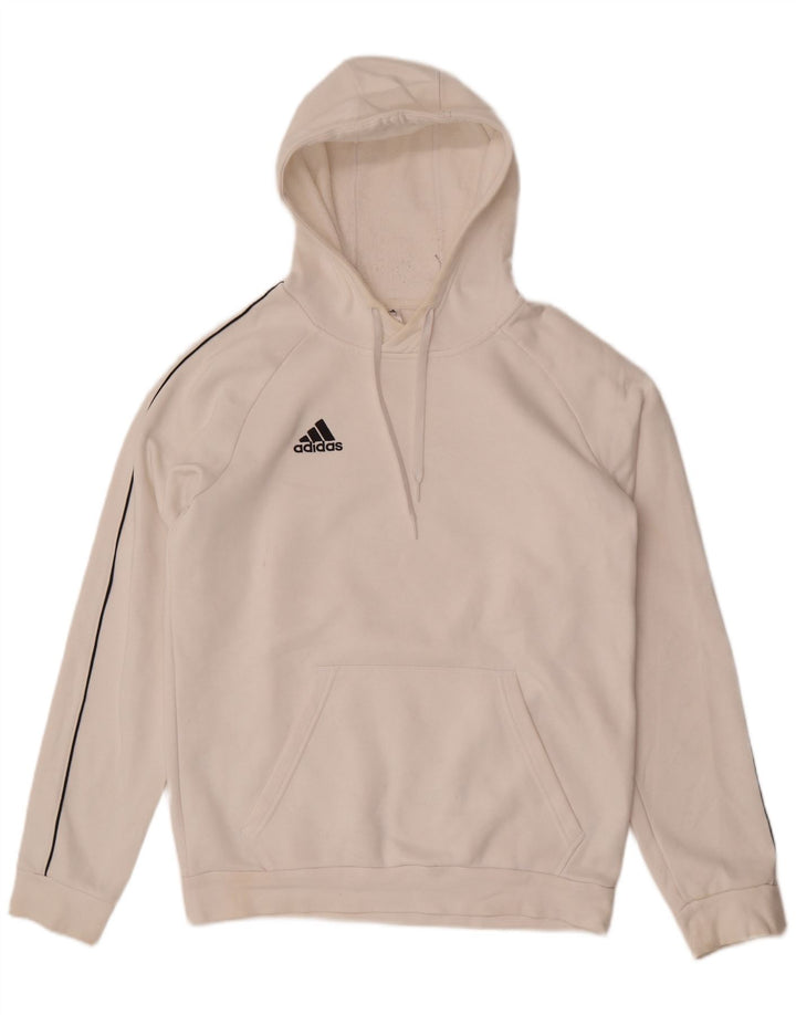 Adidas Pull à capuche pour homme en coton blanc moyen