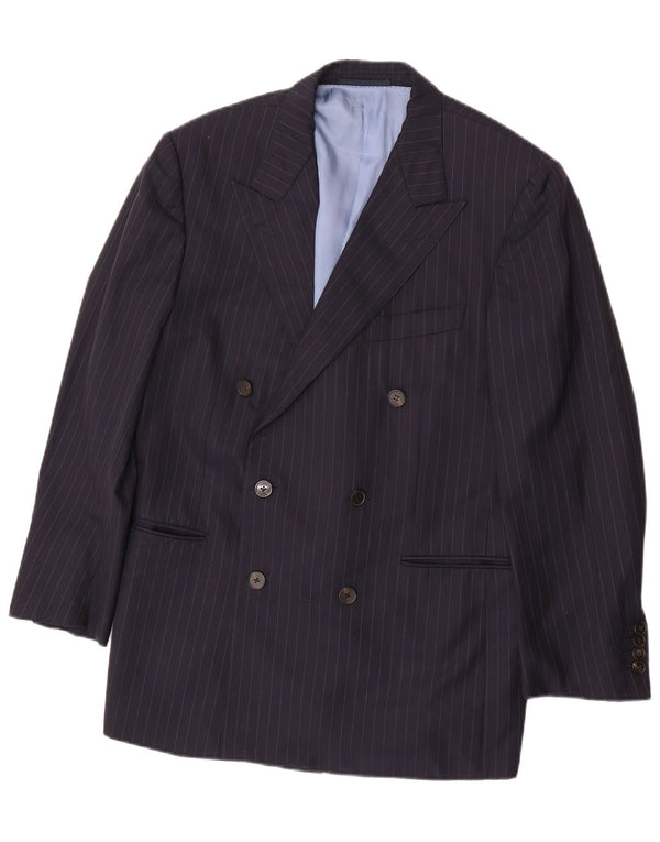 Ermenegildo Zegna Veste Blazer Homme IT 48 Bleu Marine Moyen Classique
