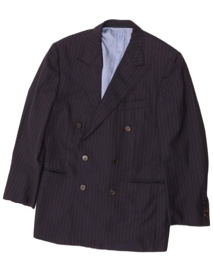 Ermenegildo Zegna Veste Blazer Homme IT 48 Bleu Marine Moyen Classique
