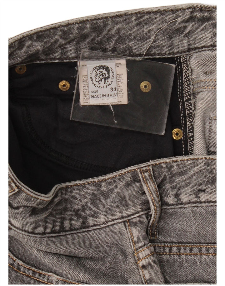Jean Droit Femme Diesel W34 L31 Gris Coton