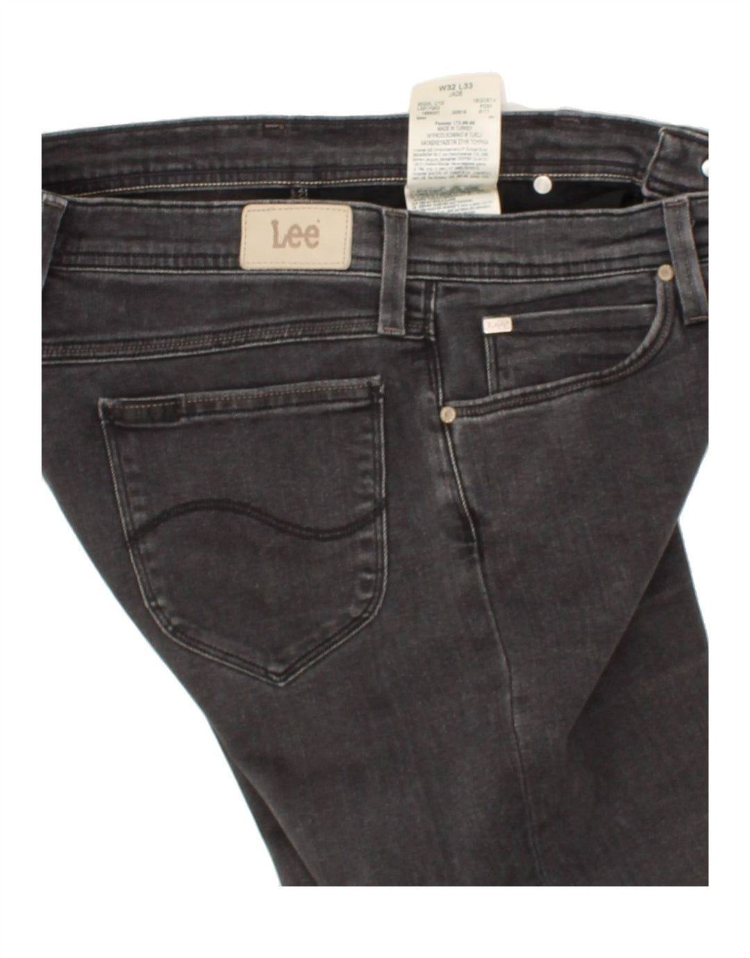 LEE Mens Jade Slim Jeans W32 L28 Black Cotton Vintage Lee and Second-Hand Lee from Messina Hembry 