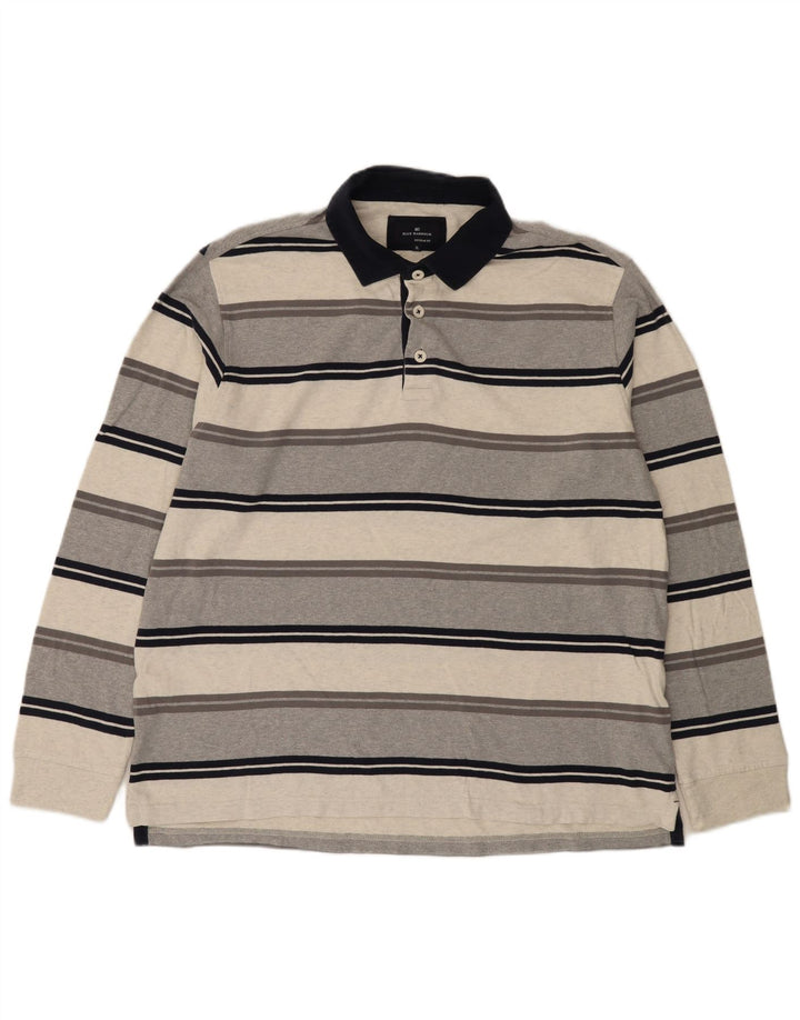 Marks & Spencer Polo de Rugby à Manches Longues Homme XL Multicolore