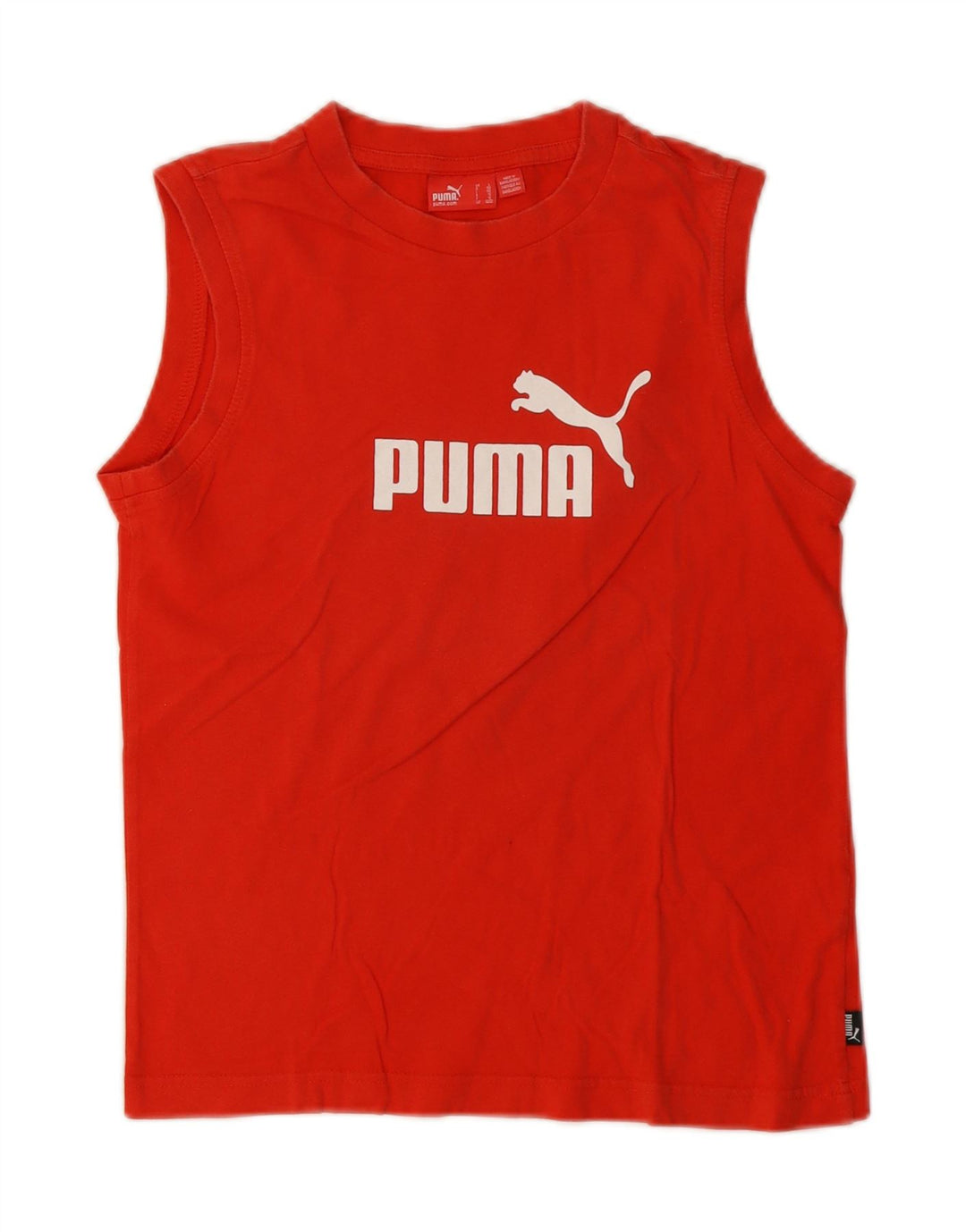 Puma Débardeur Graphique Garçon 11-12 ans Rouge Coton