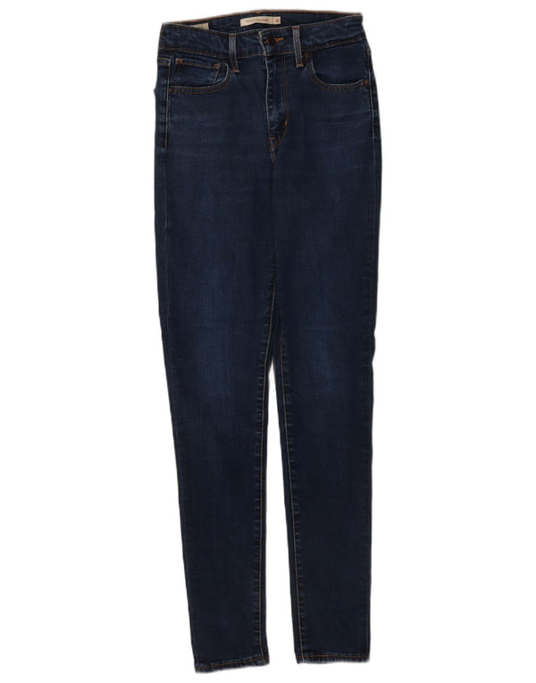 Levi's Jean Skinny Taille Haute 721 Femme W26 L30 Lyocell Bleu Marine