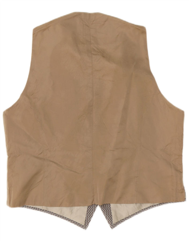 gilet homme vintage grand gris géométrique