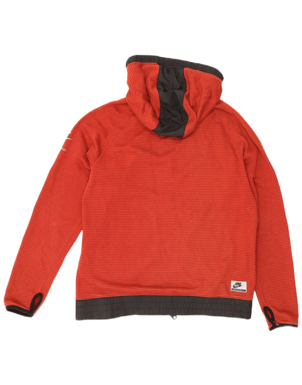 Nike Veste de survêtement à capuche graphique pour homme en coton color block Rouge Taille L