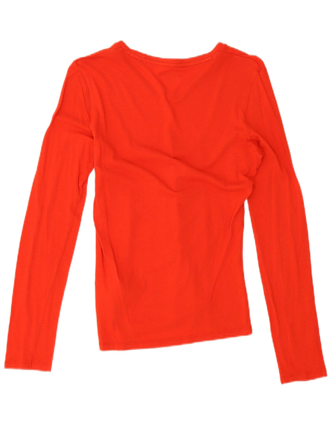 Guess Haut graphique à manches longues pour femme UK 10 Petit Rouge Coton