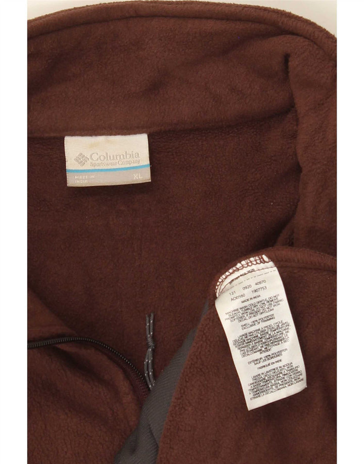 Columbia Veste Polaire Homme UK 42 XL Marron Polyester