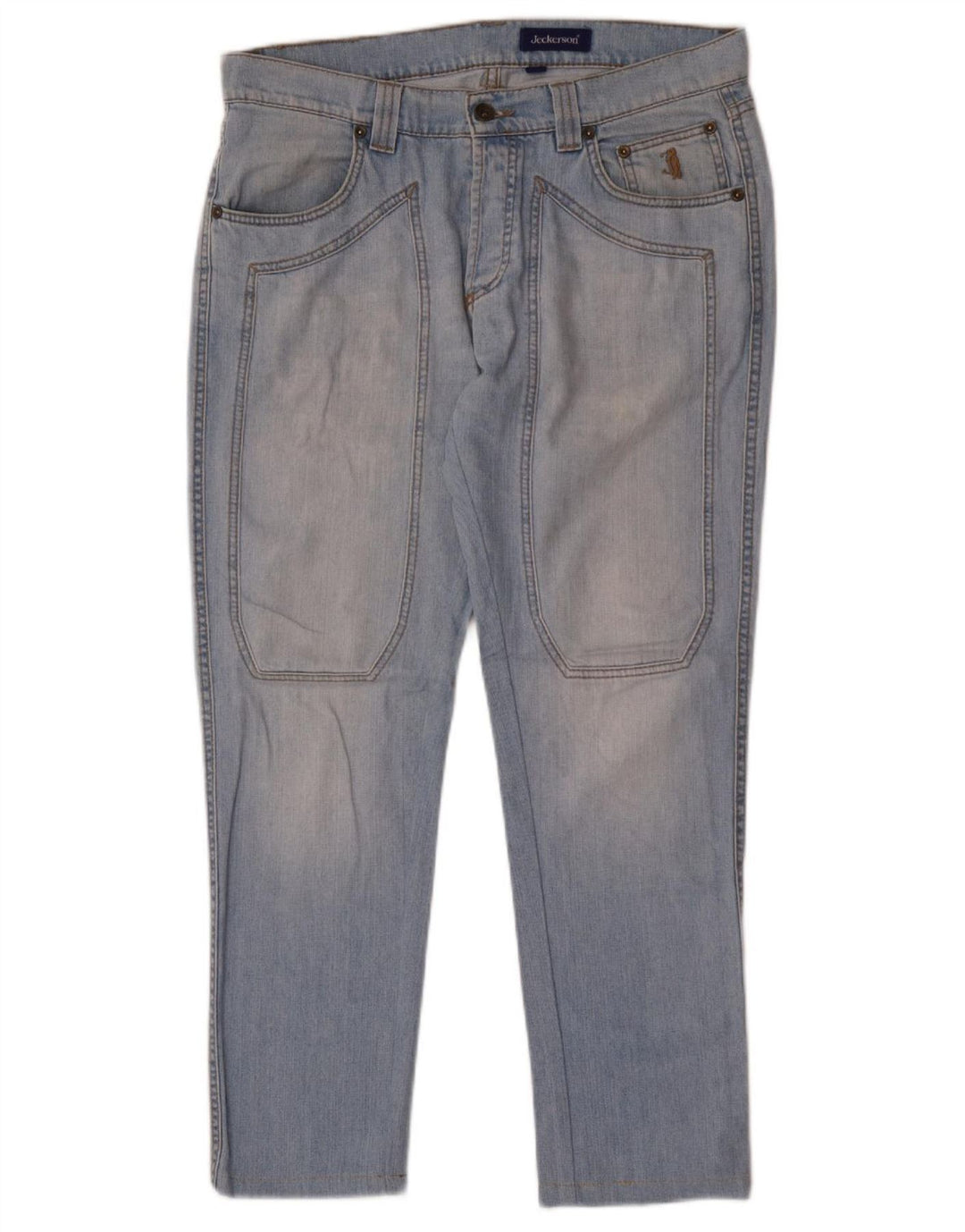 Jeckerson Jean Slim Homme W33 L29 Bleu Coton