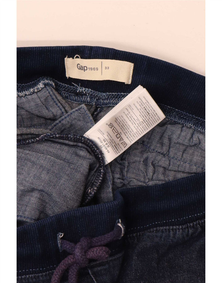 Gap Short Chino Homme W33 Bleu Marine Moyen Coton