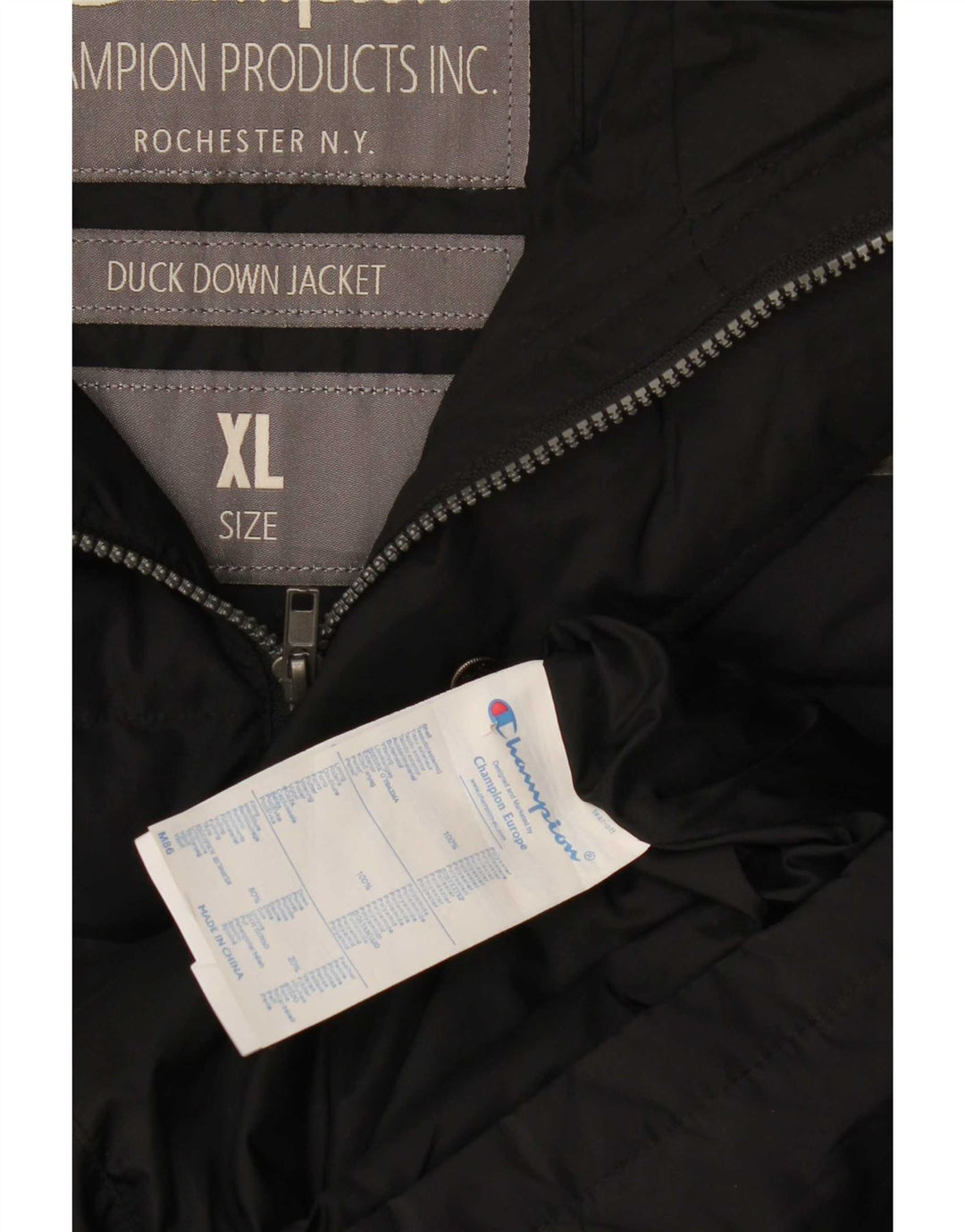 Champion Gilet rembourré pour homme UK 42 XL Noir Polyester