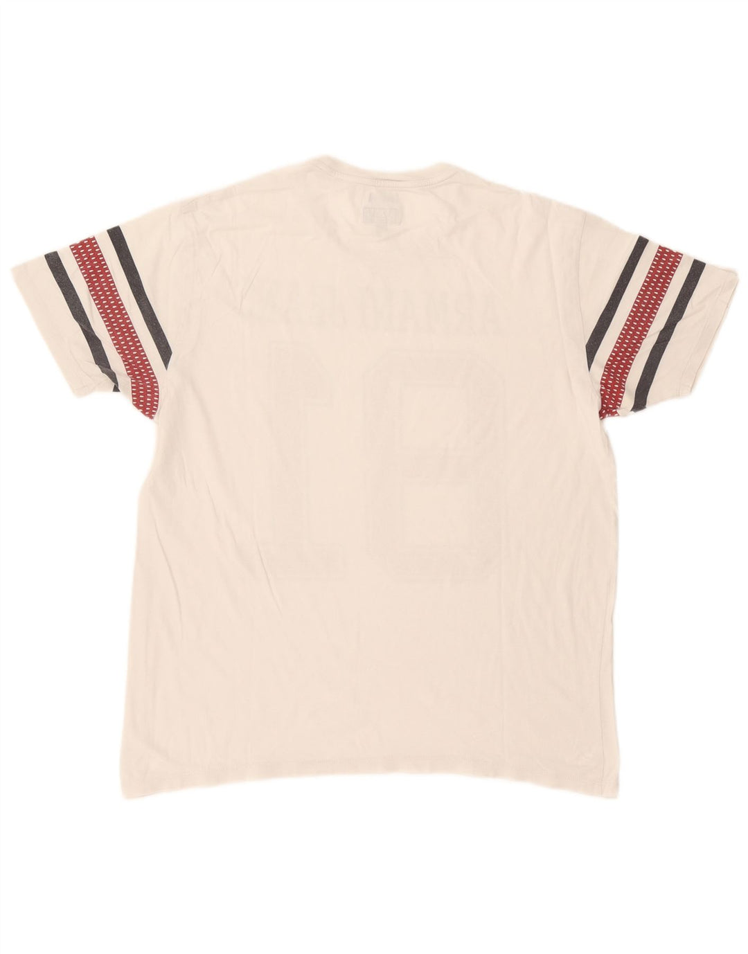 Armani Jeans T-Shirt Graphique Régulier Homme XL Blanc