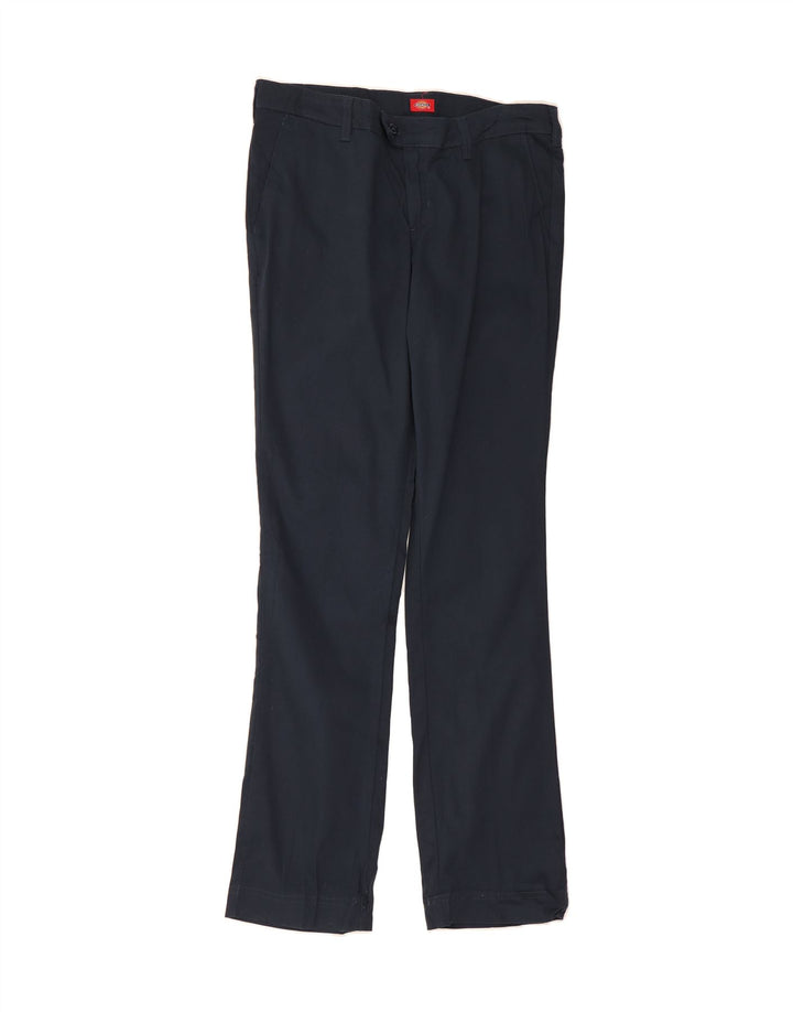 DICKIES Womens Slim Suit Trousers W32 L31 Navy Blue Vintage Dickies and Second-Hand Dickies from Messina Hembry 