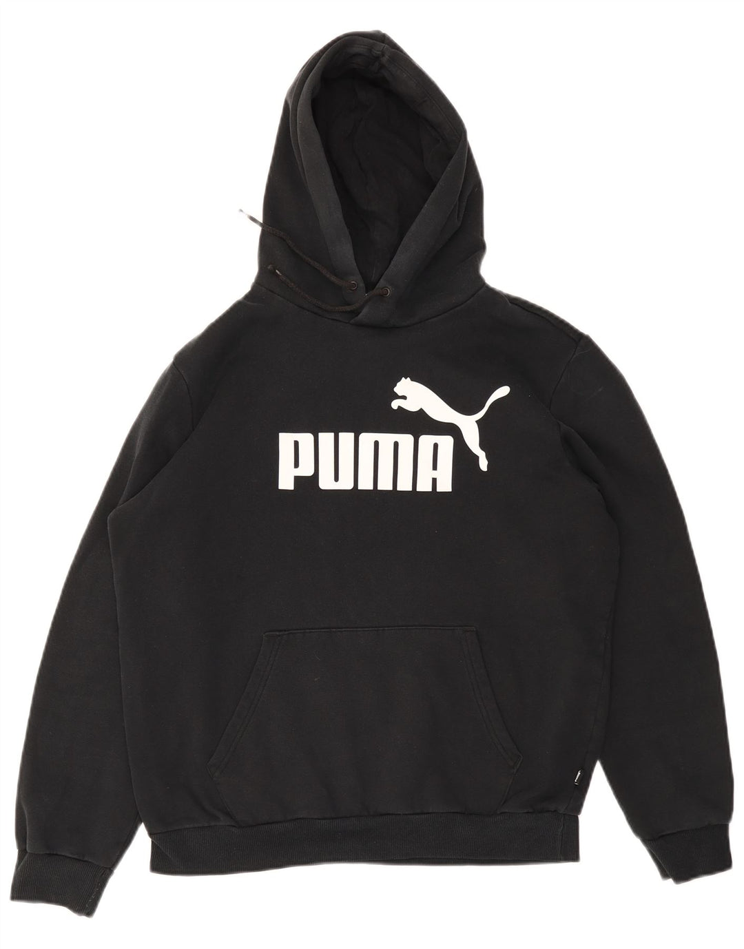 PUMA Sweat à Capuche Graphique Homme Noir Moyen Coton