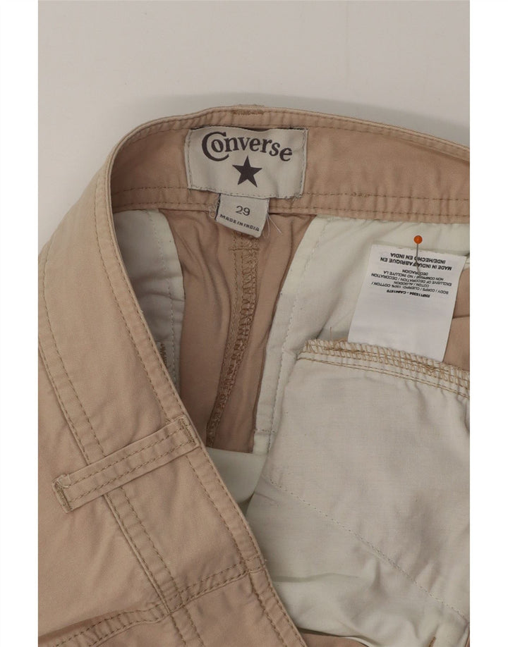 CONVERSE Short Chino Femme W29 Coton Beige Moyen