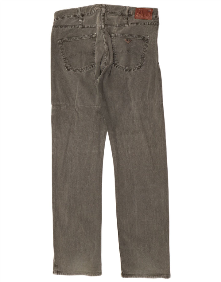 Armani Jean droit homme W36 L34 vert coton