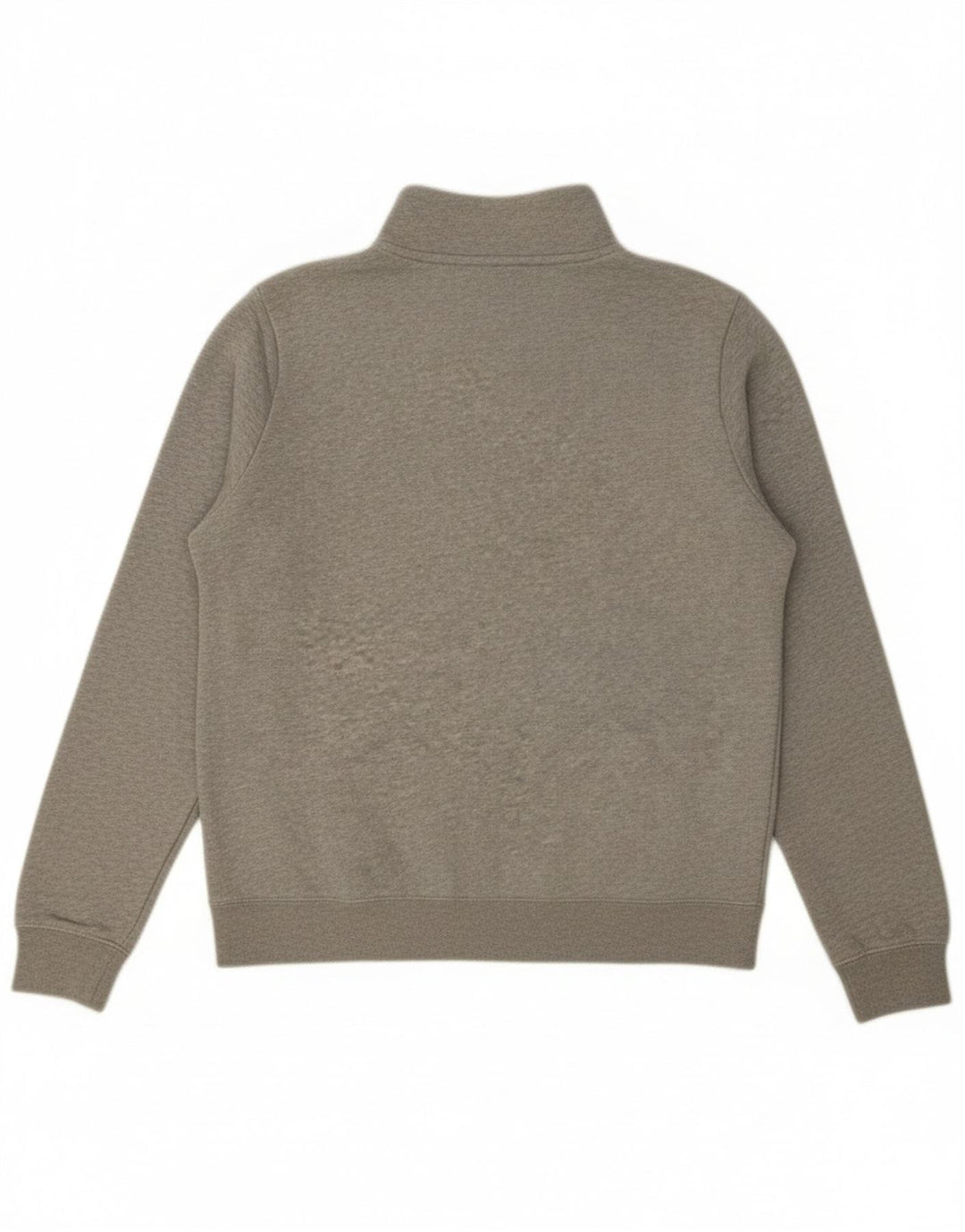 Nike Sweat-shirt surdimensionné à col zippé pour femme UK 10 Petit Gris Moucheté