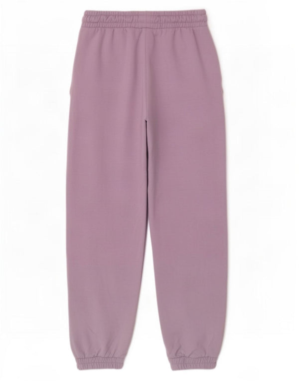 Pantalon de survêtement Zara Femme Joggers UK 8 Small Violet Polyester