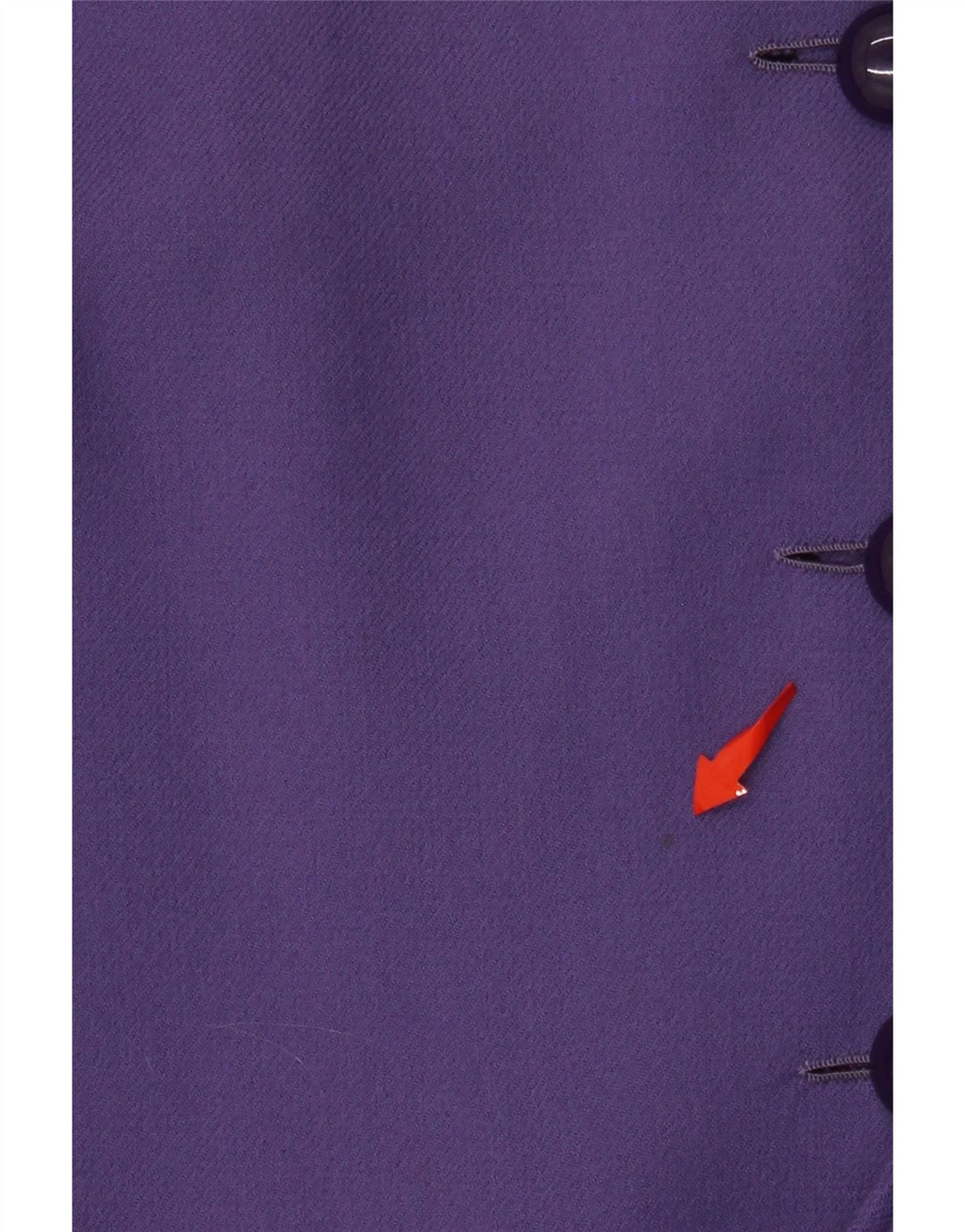 VINTAGE Femme 4 Bouton Blazer Veste UK 16 Grand Violet