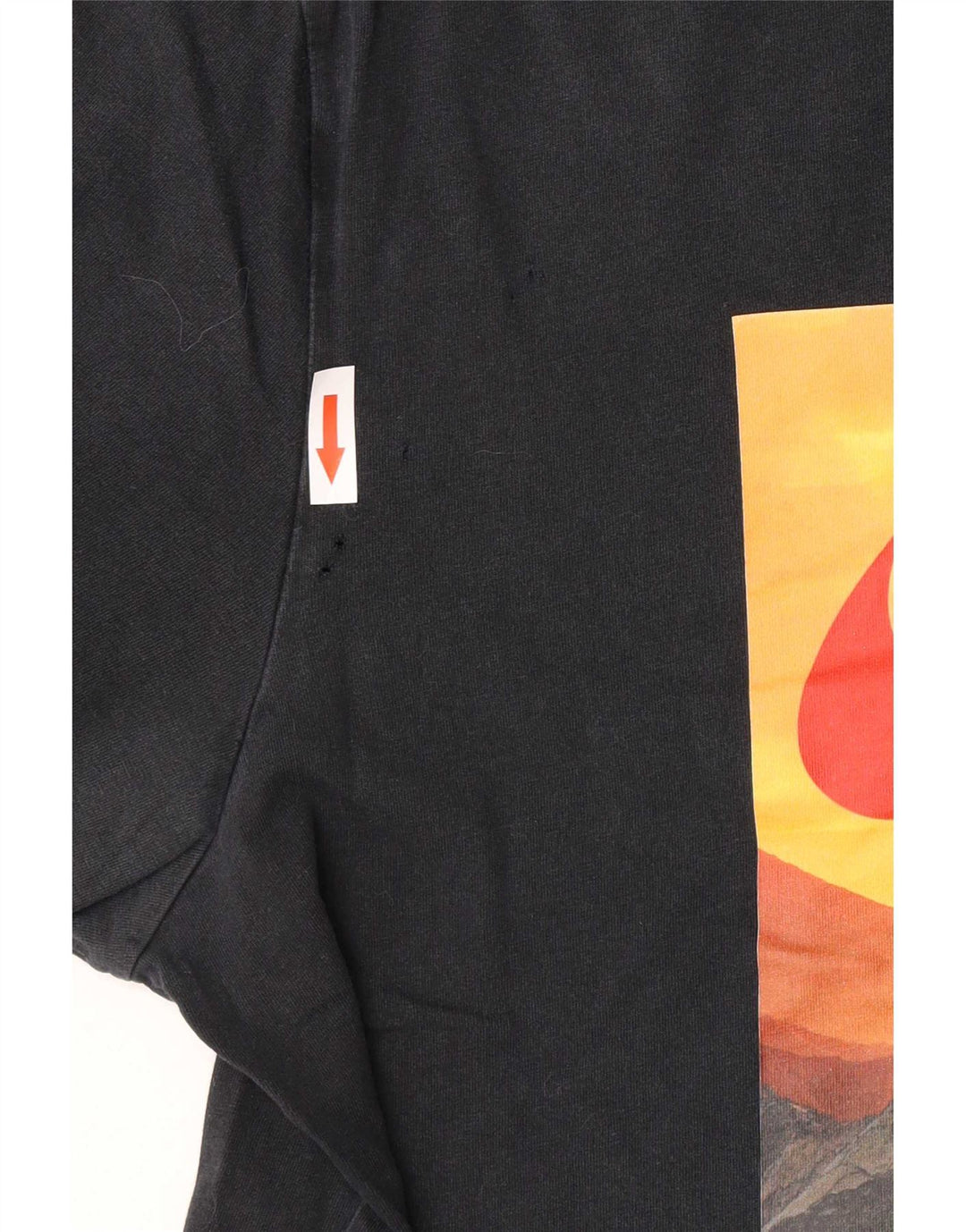 Nike T-shirt graphique pour homme en coton noir moyen