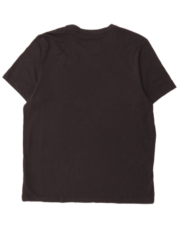 Nike Hommes Dri Fit Graphic T-Shirt Top XL Noir Coton