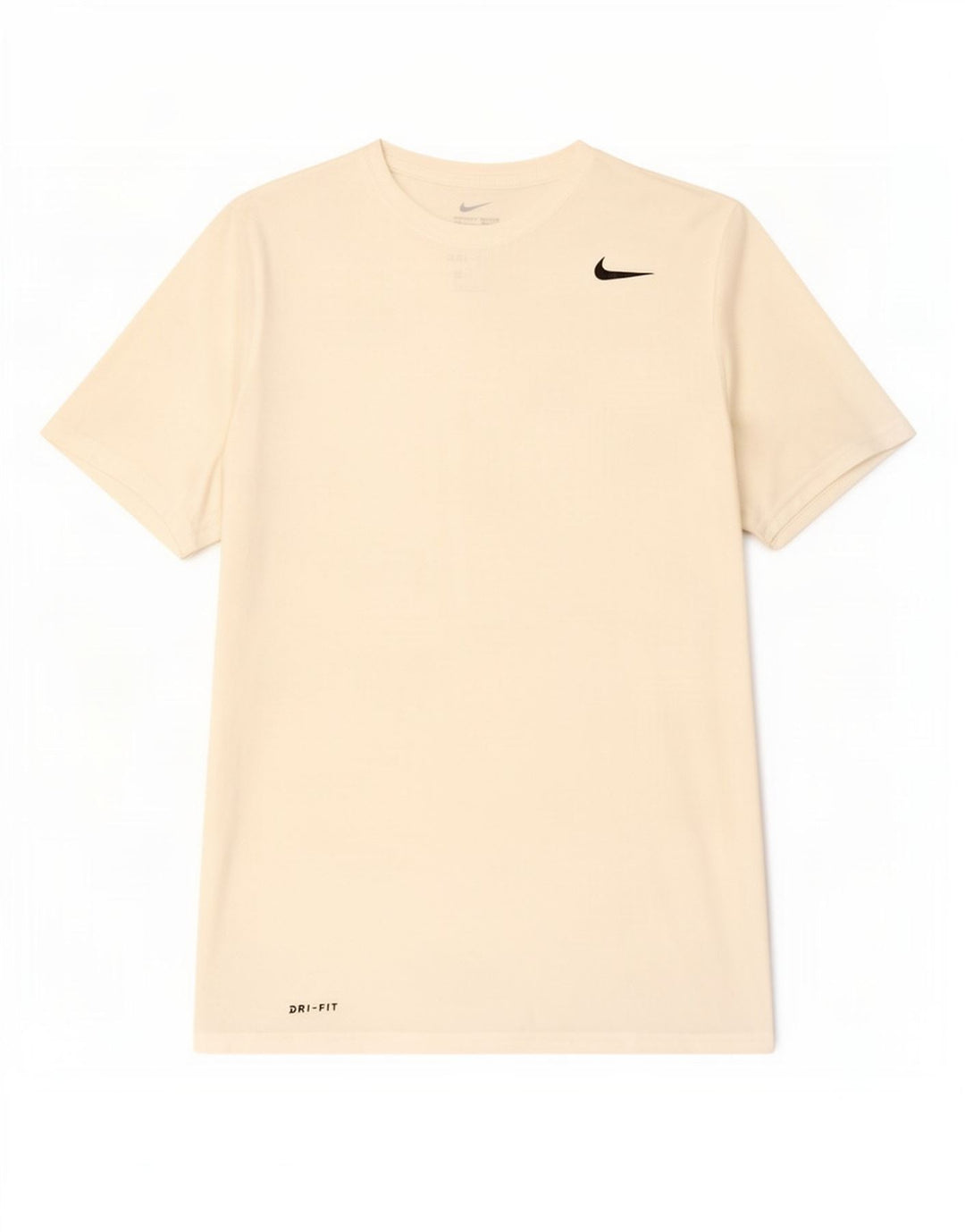 Nike Hommes Dri Fit T-Shirt Haut Moyen Blanc Polyester