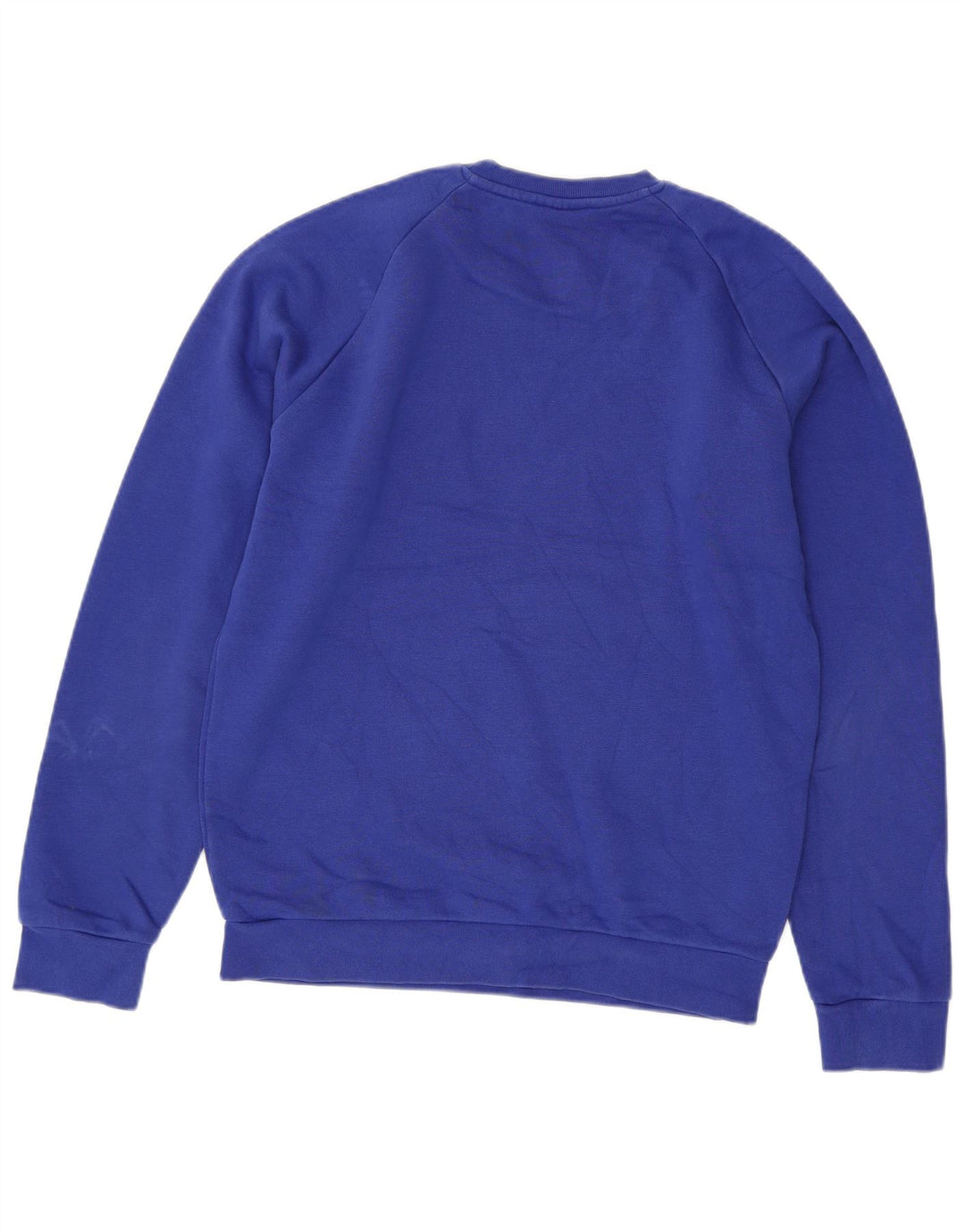 Adidas Sweat-shirt pour homme en coton bleu Taille S