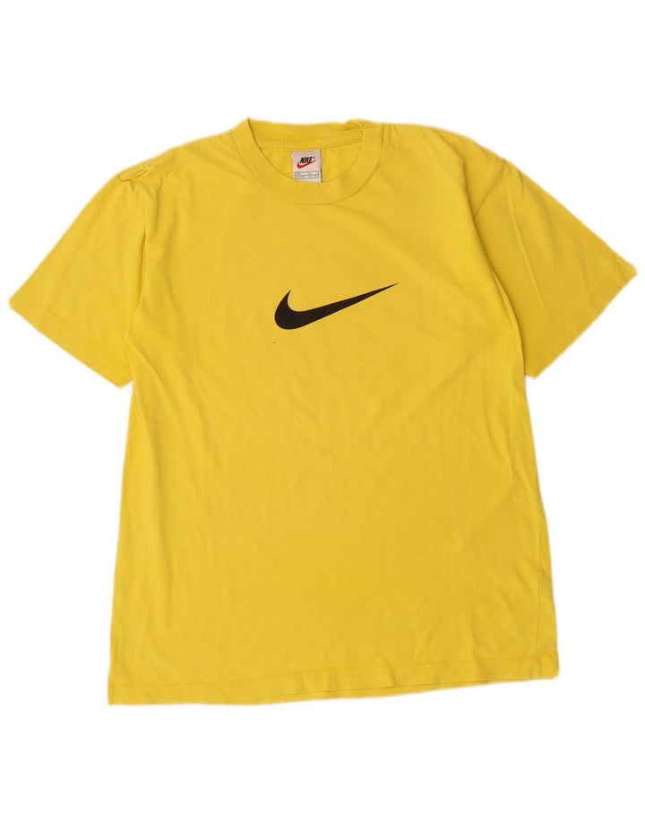 NIKE Haut T-Shirt Graphique Garçon 13-14 ans XL Jaune Coton