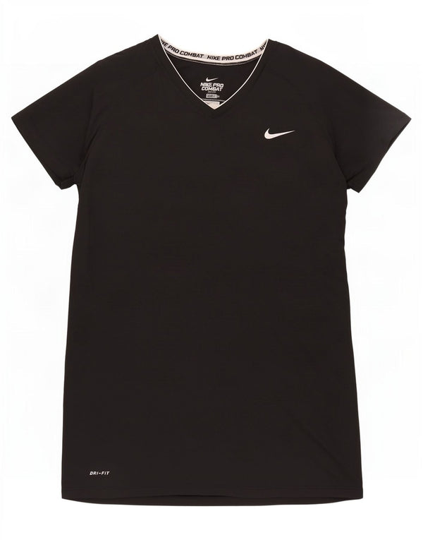 Nike T-shirt de compression pour homme 2XL Noir Polyester