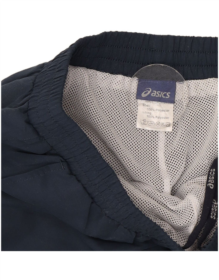 Asics Pantalon de Survêtement Garçon 11-12 ans Bleu Marine Polyester