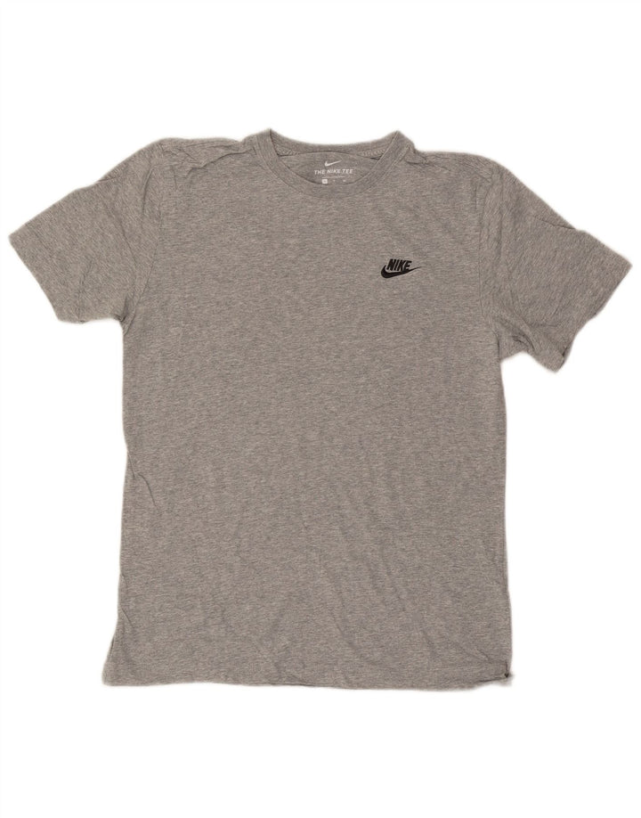 Nike T-Shirt Homme Petit Gris Moucheté Coton