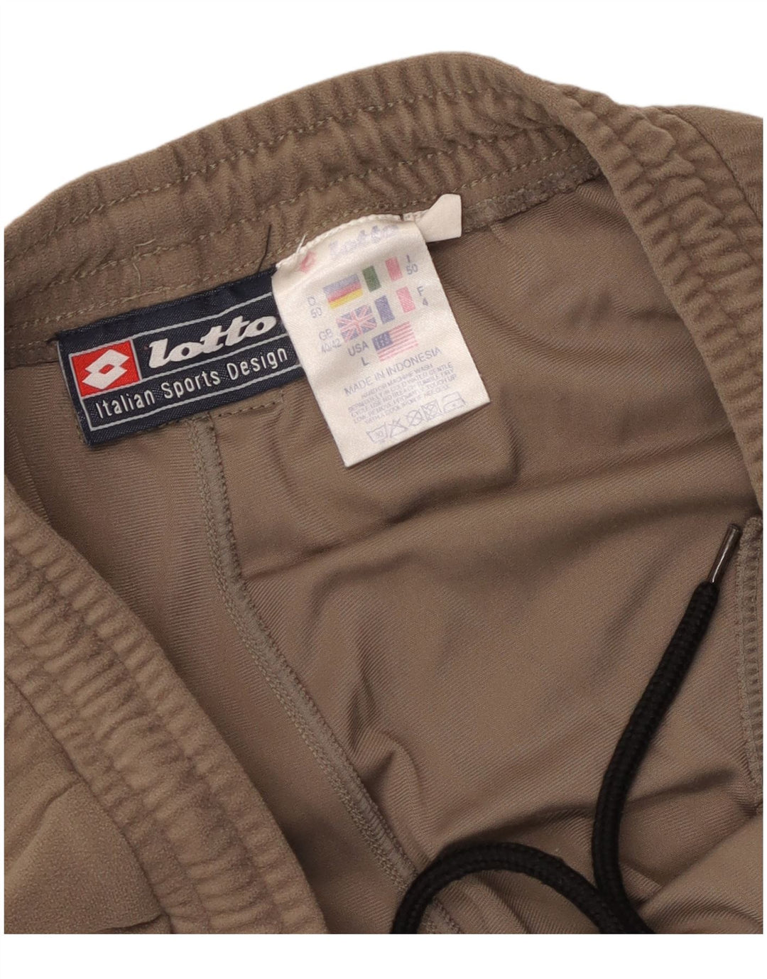 Lotto Pantalon de survêtement pour homme UK 40/42 Marron moyen Polyester