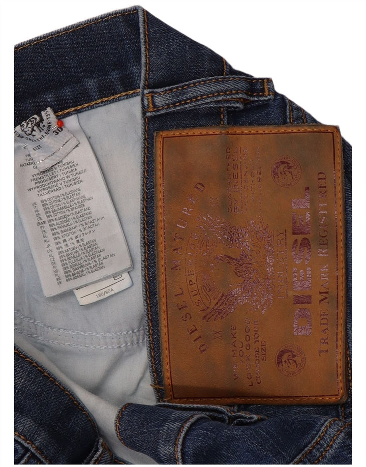 Jean Slim Femme Diesel W30 L30 Bleu Coton