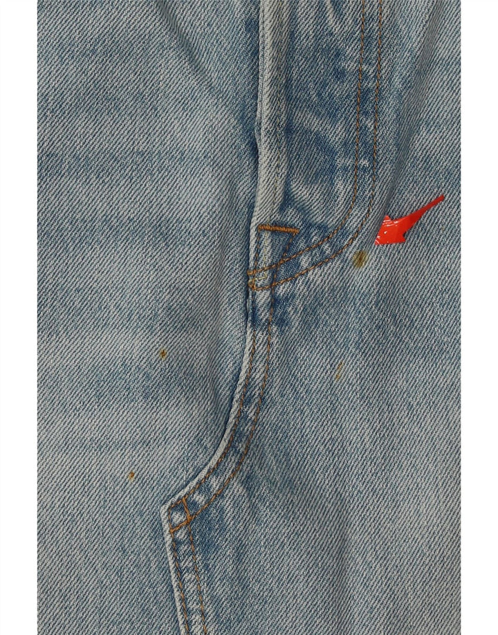 LEVI'S Womens Distressed Denim Skirt W26 Small Blue Cotton Vintage Levi's and Second-Hand Levi's from Messina Hembry 