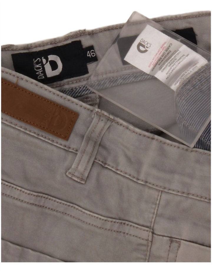 Dack's Pantalon décontracté coupe droite pour femme IT 46 Large W32 L31 Gris