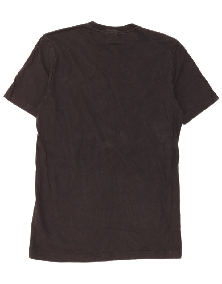 Adidas T-shirt graphique pour hommes, petit haut en coton noir