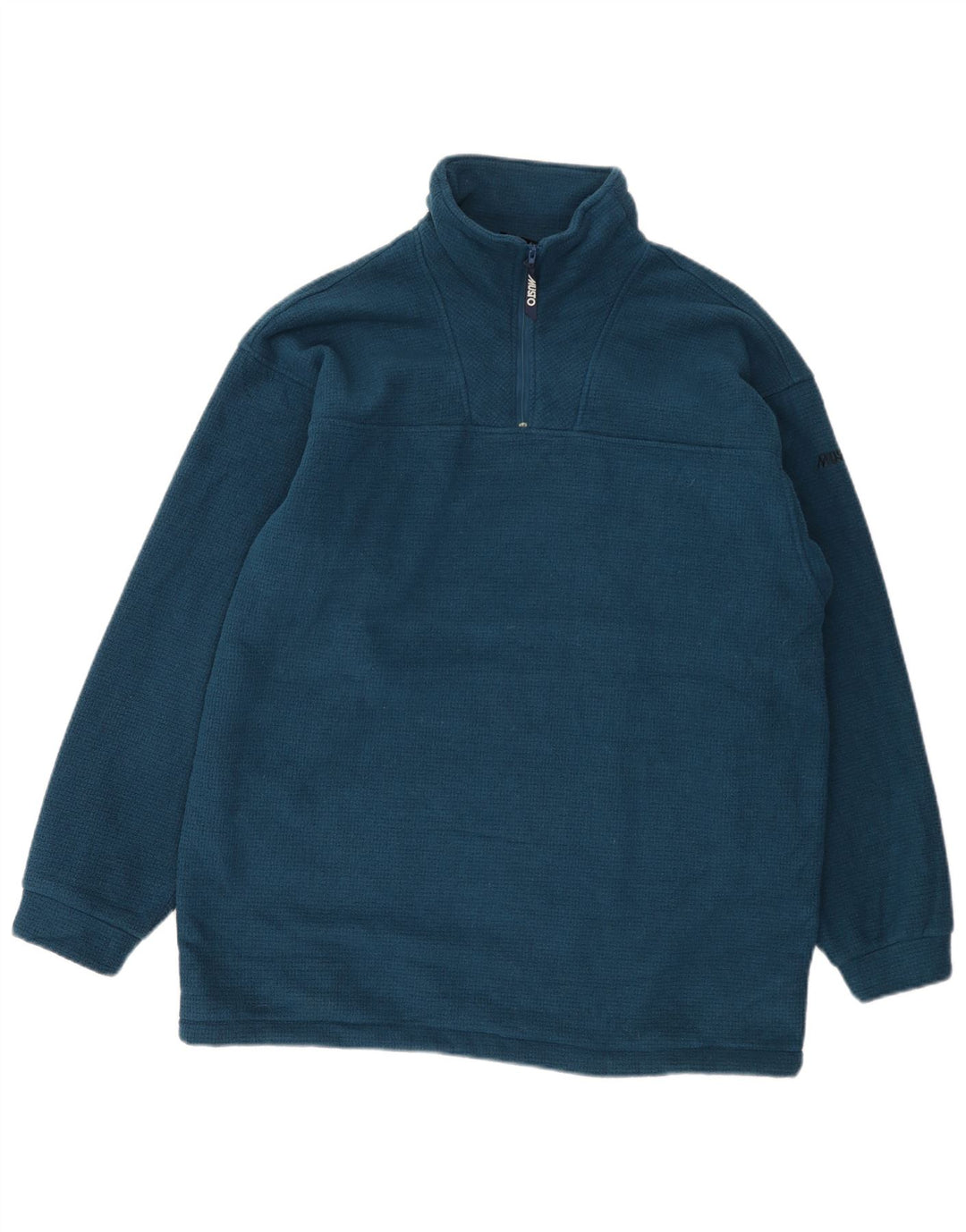 Musto Pull polaire à col zippé pour homme, grand bleu, polyester