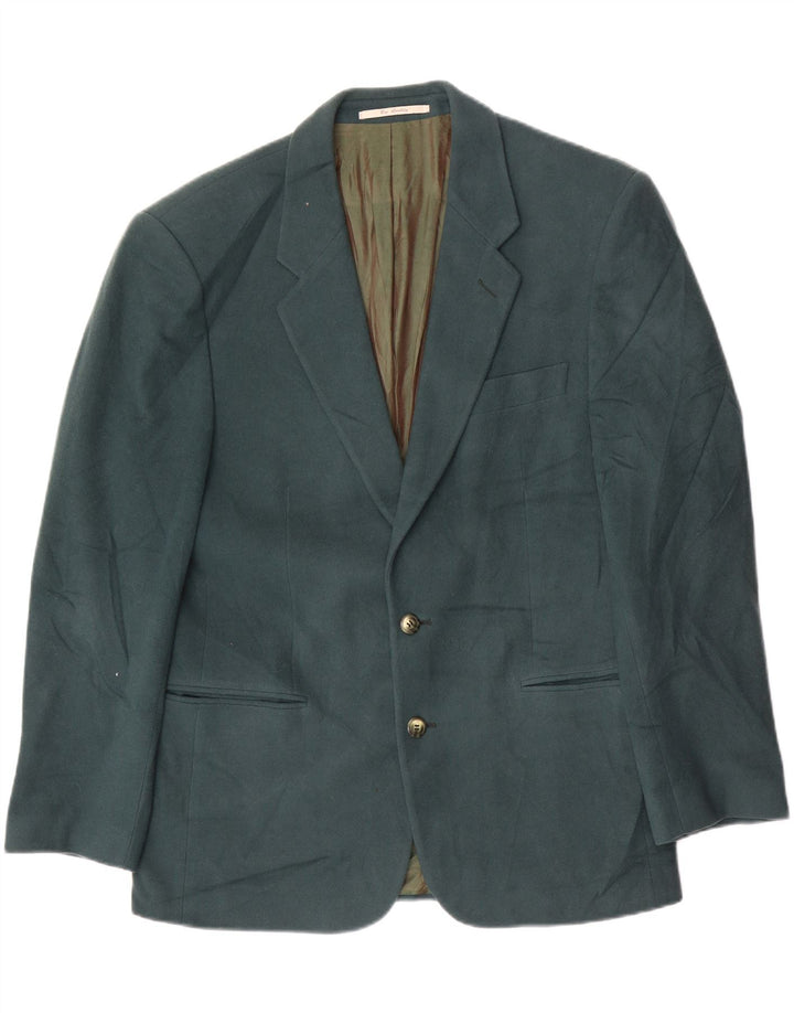 Camel Active Veste Blazer 2 Boutons Homme IT 50 Grande Laine Verte