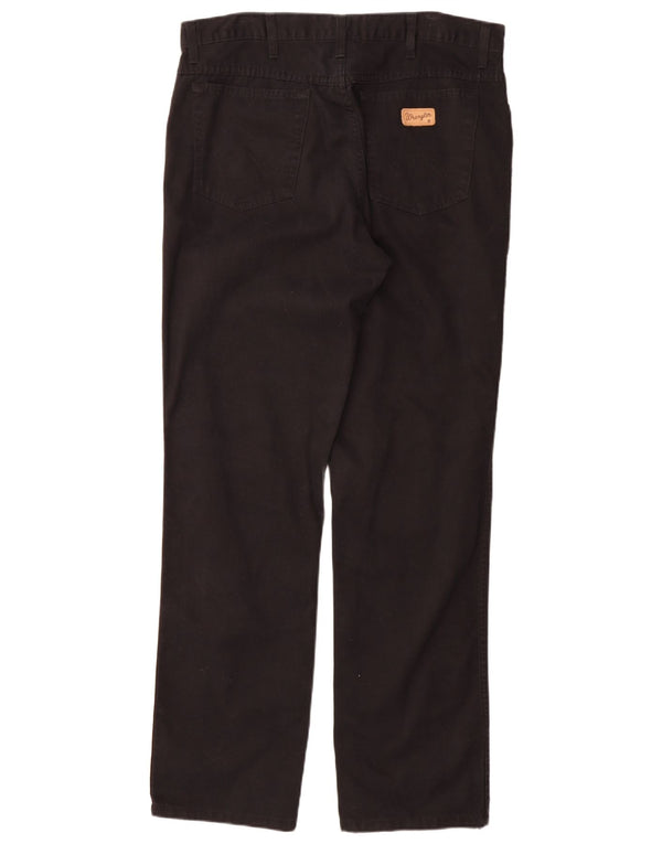 Wrangler Pantalon décontracté droit Texas pour homme W36 L34 Noir Coton