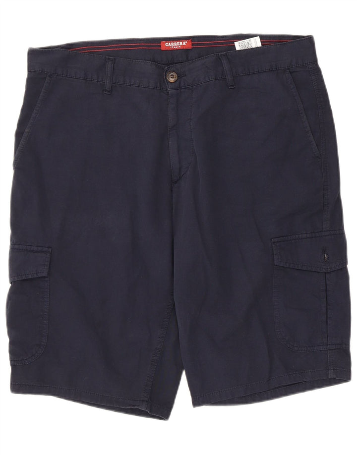 Carrera Hommes 618 Cargo Shorts W34 Grand Bleu Marine Coton