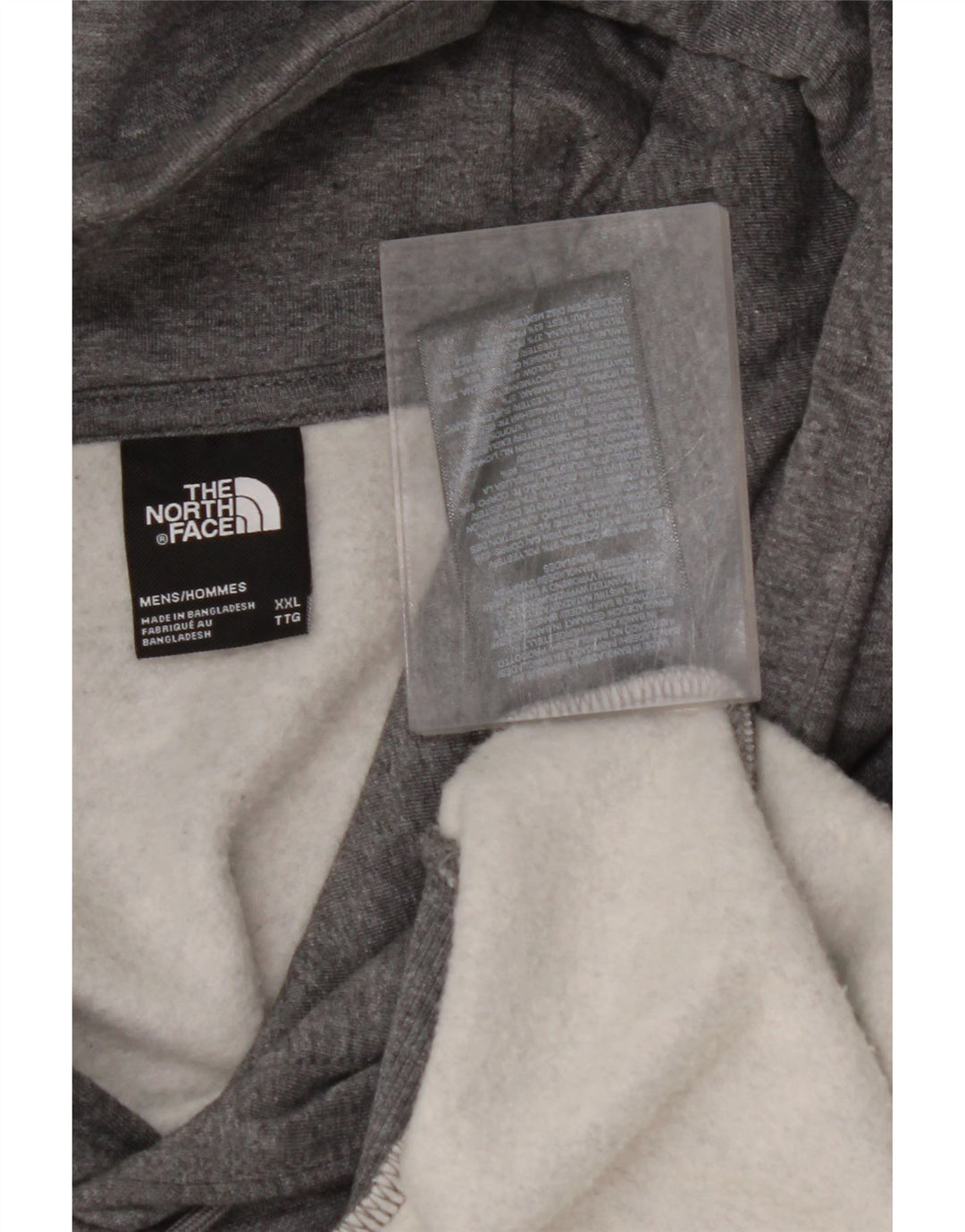 THE NORTH FACE Pull à capuche pour homme 2XL Gris Coton